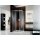 HSK Atelier Gleitt&uuml;r Runddusche, 100x100cm, chromoptik, 550mm