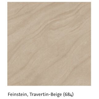 Strukturoberfl&auml;che, Feinstein, travertin-beige (684)