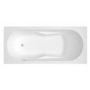 Riho Lazy 180x80cm, rechteckige Badewanne, gl&auml;nzende...