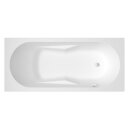 Riho Lazy 180x80cm, rechteckige Badewanne, gl&auml;nzende...