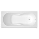 Riho Lazy 180x80cm, rechteckige Badewanne, gl&auml;nzende...