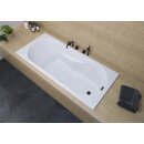 Riho Lazy 180x80cm, rechteckige Badewanne, gl&auml;nzende...
