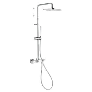 Tres Loft Colors, Thermostatset Brausebatterie, chrom