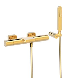 Tres Loft Colors, Thermostat Wannenbatterie, 24k Gold