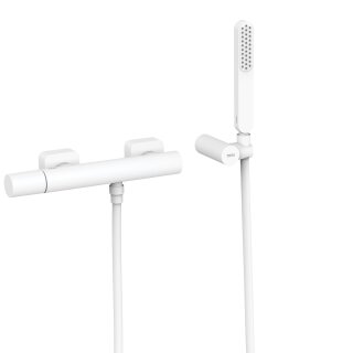 Tres Loft Colors, Einhebel Brausemischer, weiss matt