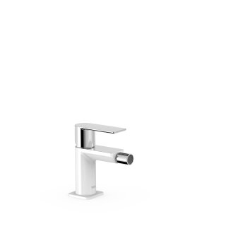 Tres Loft Colors, Einhebel Bidetmischer, Weiss-chrom