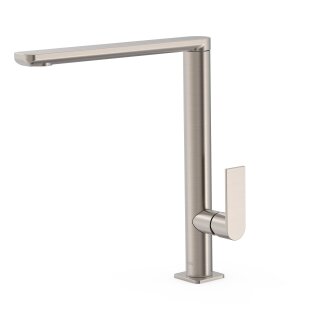 Tres Loft Colors, Einhebel Waschtischmischer, Edelstahloptik