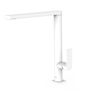 Tres Loft Colors, Einhebel Waschtischmischer, weiss matt