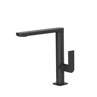 Tres Loft Colors, Einhebel Waschtischmischer, schwarz matt
