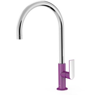 Tres Loft Colors, Einhebel Waschtischmischer, Violett-chrom