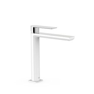 Tres Loft Colors, Einhebel Waschtischmischer, Weiss-chrom