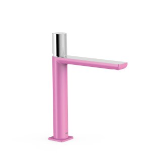 Tres Loft Colors, Einhebel Waschtischmischer, Pink-chrom
