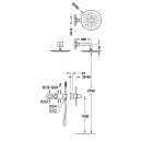 Tres Study Exclusive, Thermostatset Unterputz...