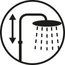 Euroshowers Thermo Combi Shower, Round &Oslash;225mm