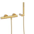 Tres Study Exclusive, Einhebel Brausemischer, 24k Gold matt