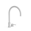 Tres Study Exclusive, Einhebel Waschtischmischer, weiss matt