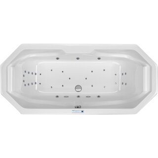 Achteck Whirlpool Sanibay Belluno, 192x86cm, mit Whirlpoolsystem MAXI DELUXE