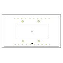 inkl. 4 grosse LED´s + Lichterkette (20 Mini LED´s)