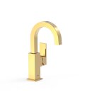 Tres Cuadro Exclusive, Einhebel Waschtischmischer, 24k Gold