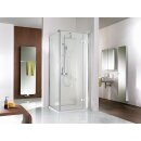 HSK Premium Softcube Dreht&uuml;r, pendelbar, mit Seitenwand, 75cm, 75cm, chromoptik