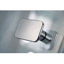 HSK Premium Softcube Dreht&uuml;r, pendelbar, mit Seitenwand, 75cm, 75cm, chromoptik