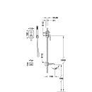 Tres Slim Exclusive, Unterputz Brauseset Rapid-Box, chrom