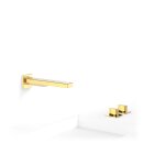 Tres Slim Exclusive, Zweigriff-Standarmatur, 24k Gold
