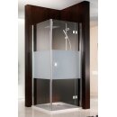 HSK Atelier Dreht&uuml;r, pendelbar mit Seitenwand, Sondermass 130,1-160cm, 75cm, chromoptik