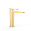 Tres Slim Exclusive, Einhebel Waschtischmischer, 24k Gold
