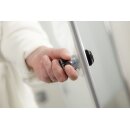 HSK Exklusiv Eckeinstieg mit Drehfaltt&uuml;r, 90x75cm, weiss