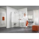 HSK Exklusiv Eckeinstieg mit Drehfaltt&uuml;r, 75x80cm, weiss