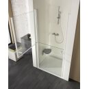 HSK Exklusiv Eckeinstieg, 2-teilig mit geteilten T&uuml;relementen, 80x90cm, weiss