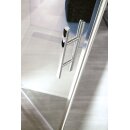 HSK Exklusiv Eckeinstieg, 2-teilig mit geteilten T&uuml;relementen, 75x90cm, weiss