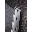 HSK Favorit Nova Eckeinstieg, 2-teilig, 80x80cm, Alu-silber-matt