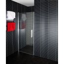 Euroshowers Door - 1-teilige Dreht&uuml;r Duschkabine, 89,5-92,0cm, Aluminium eloxiert, teilweise Milchglas, mit magnetischem Profil