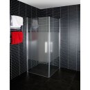 Euroshowers Corner Eckeinstieg Duschkabine, 90cm, 100cm, Aluminium eloxiert, Klarglas