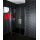 Euroshowers Duo Door Spezial - Pendelt&uuml;r Duschkabine, 174-178cm (87+87cm), Aluminium eloxiert, get&ouml;ntes Glas