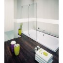 HSK Kienle Badewannenaufsatz 1 festes Nebenteil + 1 bewegliches Element mit k180&deg; - Beschlag