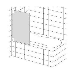 HSK Kienle Badewannenaufsatz 1 bewegliches Element