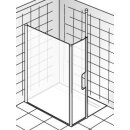 HSK Walk In Easy Comfort 1 Frontelement mit einem Seitenteil