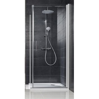 HSK Favorit Nova, Dreht&uuml;r in Kombination mit Seitenwand