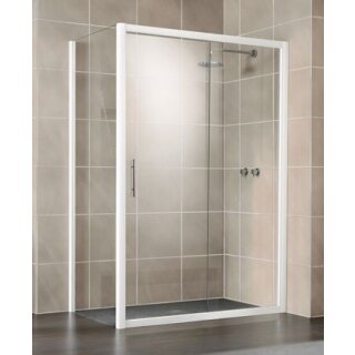 HSK Favorit Gleitt&uuml;r in Kombination mit Seitenwand