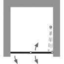 HSK Atelier Plan Drehfaltt&uuml;r Nische