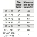 Novellini Young 2.0 N Pendelt&uuml;r f&uuml;r Nische
