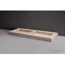 Forzalaqua Stein Waschbecken, PALERMO DOPPIO TRAVERTIN...