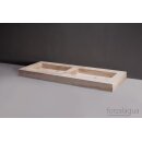 Forzalaqua Stein Waschbecken, PALERMO DOPPIO TRAVERTIN...