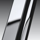 Novellini Kuadra 2.0 SWP Seitenwand f&uuml;r Doppelte Schiebet&uuml;r (2Festteile), Gr&ouml;sse 72-74cm , Profilfarbe silber