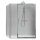 SYNA Badewanne mit Duschzone 167,5x85/70x40 cm, links, weiss