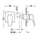 Tres Canig&oacute;-Tres, Unterputz-Einhandmischer...