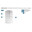 Novellini Media Glass GF - Komplettdusche